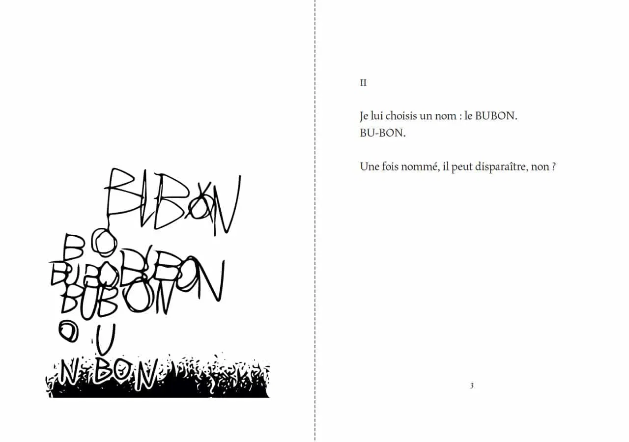 Florentine Rey, Parution du livre Le Bubon, pages 2-3