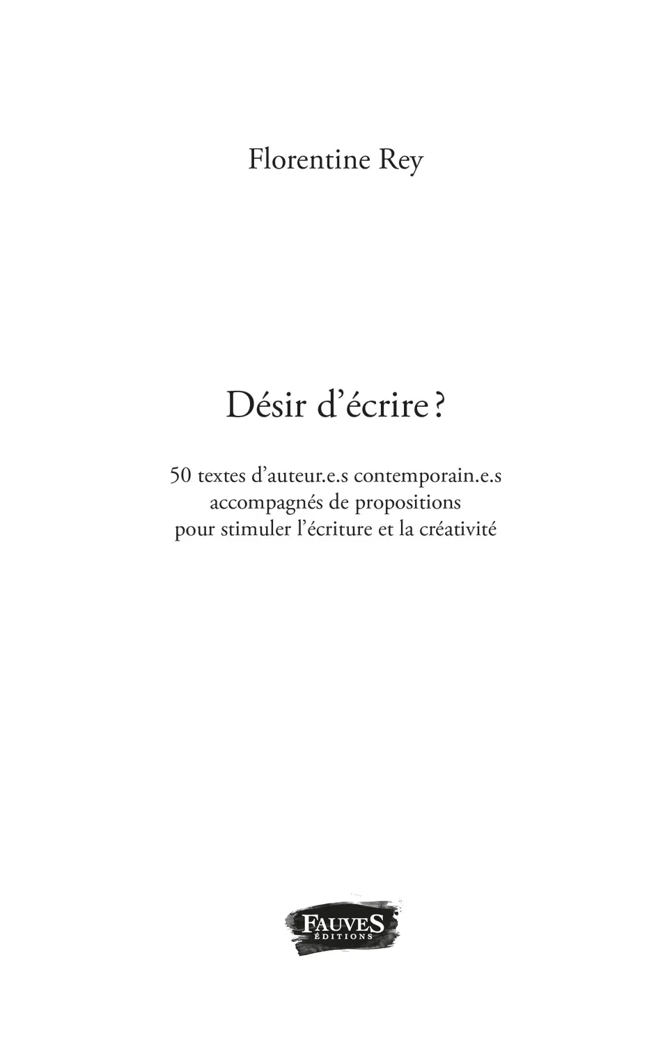 Extrait du recueil 