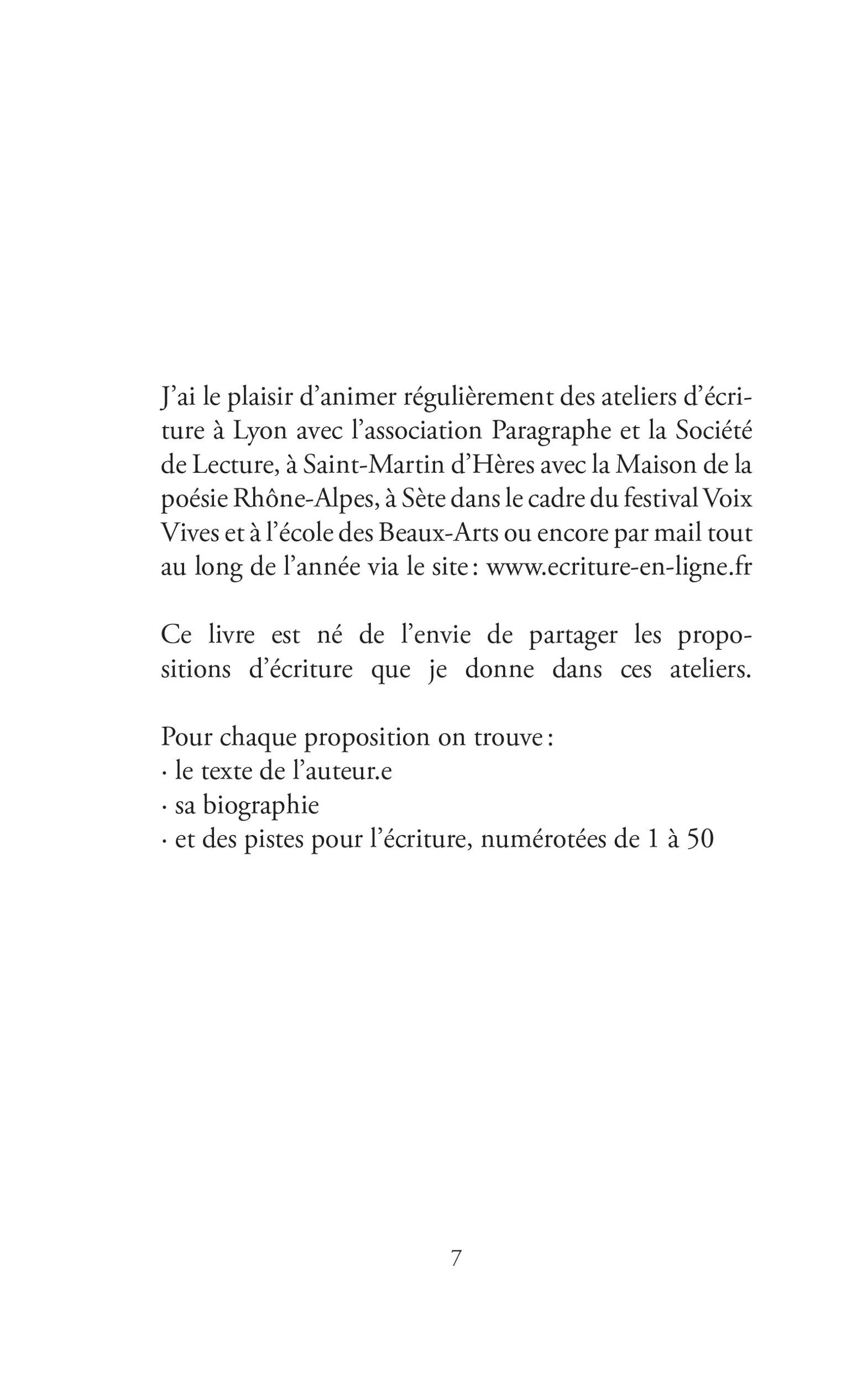Extrait du recueil 
