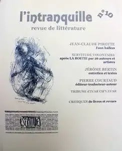 Florentine Rey - Revue l'Intranquille N°10, mai 2016