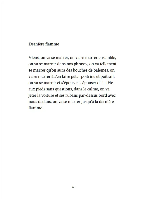 Je danse encore après minuit - Éditions Gros Textes - Dernière flamme