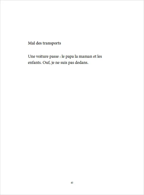 Je danse encore après minuit - Éditions Gros Textes - Mal des transports